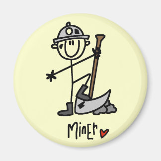 T - Shirt und Geschenke für den Bergbau Magnet