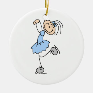T - Shirt und Geschenke für den Blue Girl Figure-S Keramikornament