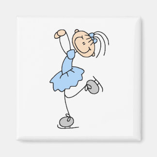 T - Shirt und Geschenke für den Blue Girl Figure-S Magnet