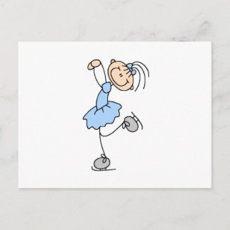 T - Shirt und Geschenke für den Blue Girl Figure-S Postkarte