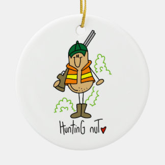 T - Shirt und Geschenke für die Jagd auf Nut Keramik Ornament