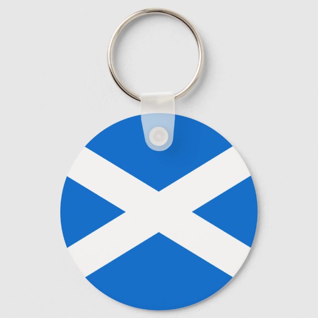 T - Shirt und Geschenke für die schottische Flagge Schlüsselanhänger (Vorderseite)