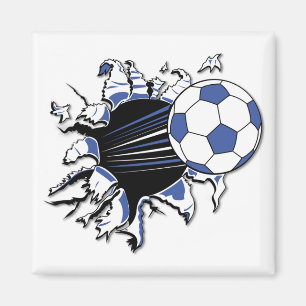 T - Shirt und Geschenke für Fußball-Burst Magnet
