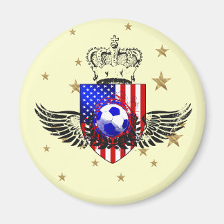 T - SHIRT und Geschenke für Fußball in den USA Magnet