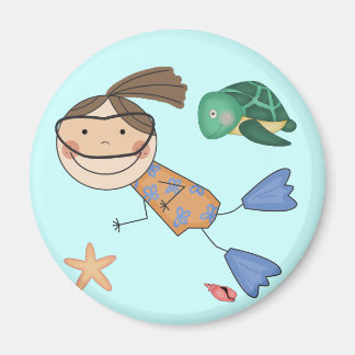 T - Shirt und Geschenke für Mädchen Magnet