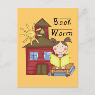 T - Shirt und Geschenke für Mädchenbücher Postkarte