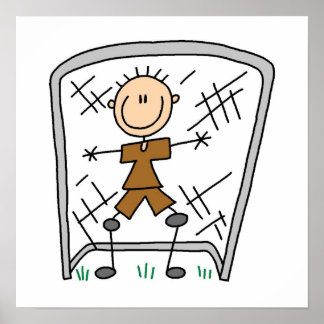 T - Shirt und Geschenke für männliche Fußballspiel Poster
