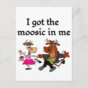 T - Shirt und Geschenke für Musiker oder Tänzer Postkarte