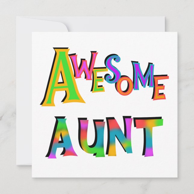 T - Shirt und Geschenke für phantastische Tante (Vorderseite)