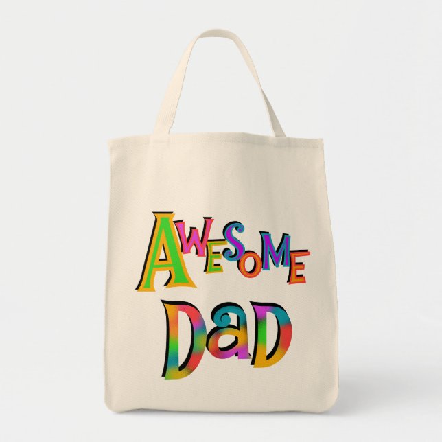 T - Shirt und Geschenke für phantastische Väter Tragetasche (Vorne)