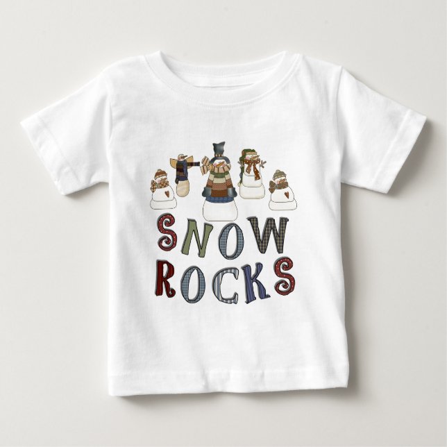 T - Shirt und Geschenke für Schneegesteine (Vorderseite)