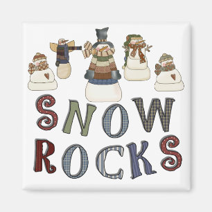 T - Shirt und Geschenke für Schneegesteine Magnet