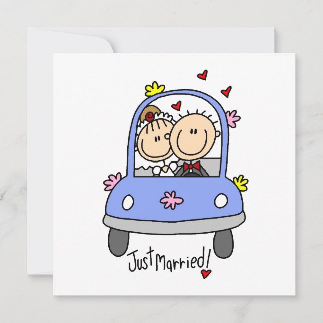 T - Shirt und Geschenke nur verheiratet Ankündigung (Vorderseite)