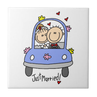 T - Shirt und Geschenke nur verheiratet Fliese