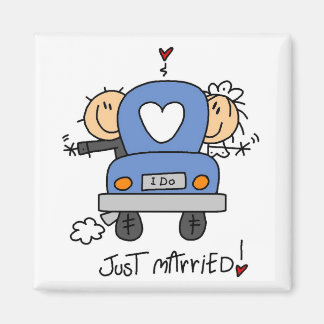 T - Shirt und Geschenke nur verheiratet Magnet