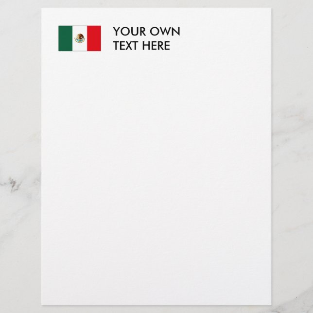 T - Shirt und Geschenke unter mexikanischer Flagge (Vorderseite)