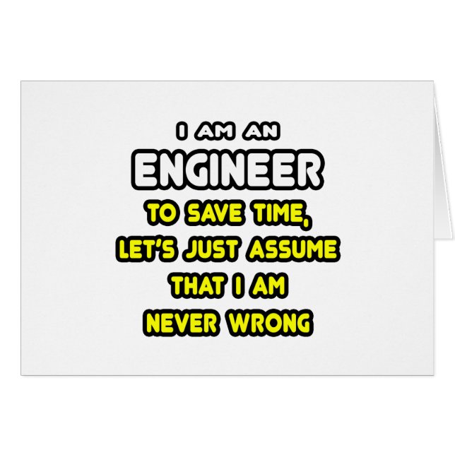 T - Shirt und Geschenke von "Funny Engineer" (Vorderseite (Horizontal))