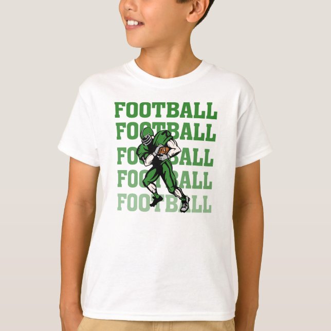 T - Shirt und Geschenke von Green Football Player (Vorderseite)