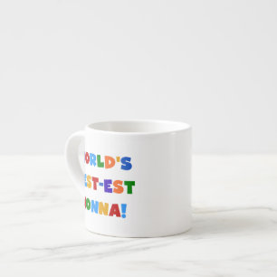 T - Shirt und Geschenke zu den schönsten Nonna-Bri Espressotasse