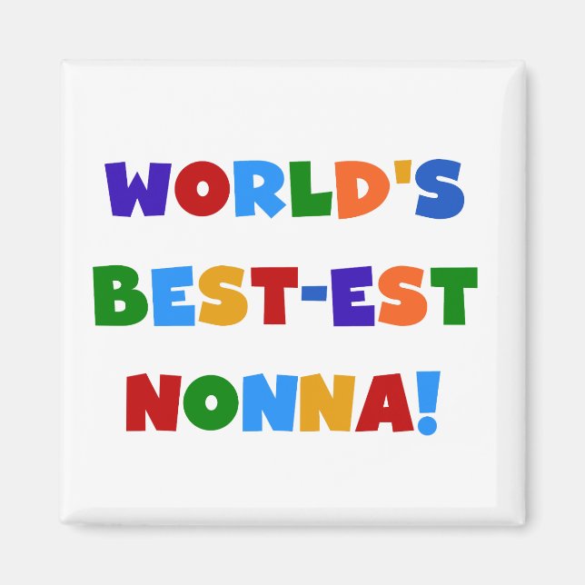 T - Shirt und Geschenke zu den schönsten Nonna-Bri Magnet (Vorne)