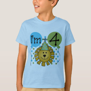 T - Shirt und Geschenke zum 4. Geburtstag