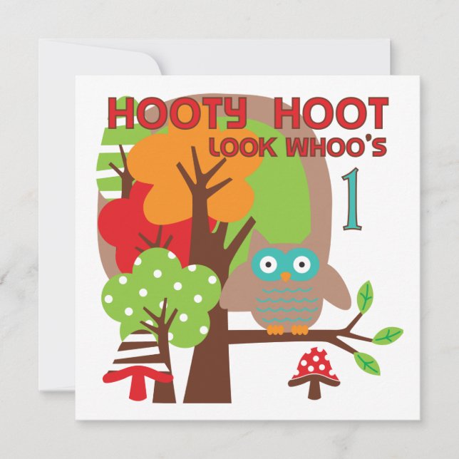 T - Shirt und Geschenke zum ersten Geburtstag Einladung (Vorderseite)