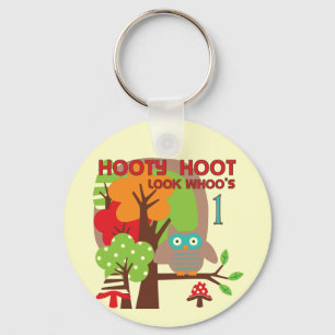 T - Shirt und Geschenke zum ersten Geburtstag Schlüsselanhänger