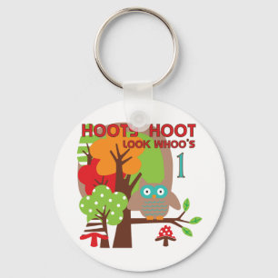 T - Shirt und Geschenke zum ersten Geburtstag Schlüsselanhänger