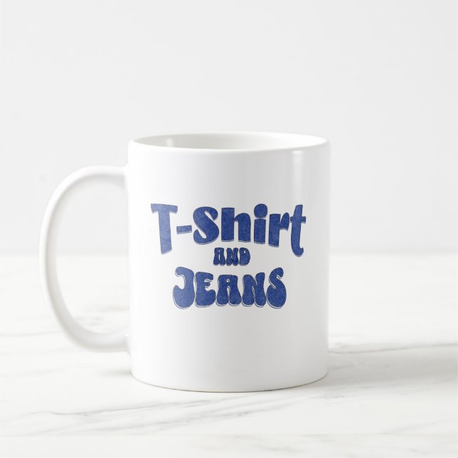 T - Shirt und Jeans Kaffeetasse (Links)