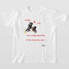 T-Shirt : undisputierter König , Der kahle Adler.