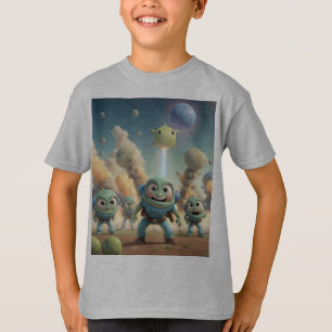 T - Shirt unglaublich witzig Farbeffekte Außerirdi