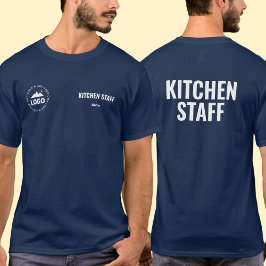 T-Shirt-Uniform für Küchenpersonal mit individuell T-Shirt