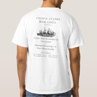 T - Shirt "United Staaten Mail Lines Advertisement