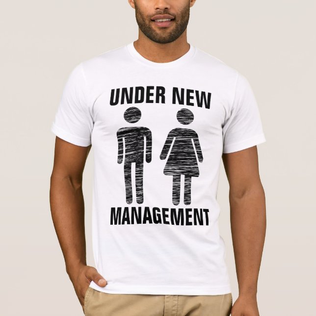 T - Shirt "UNTER NEUEM MANAGEMENT" (Vorderseite)