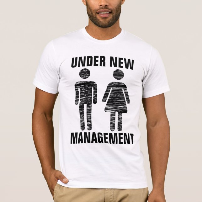T - Shirt "UNTER NEUEM MANAGEMENT" (Vorderseite)