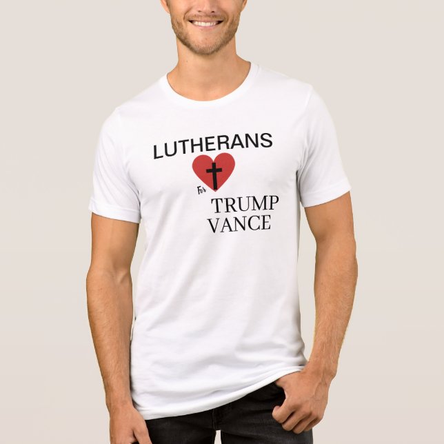 T - Shirt unterstützt Trump (Vorderseite)