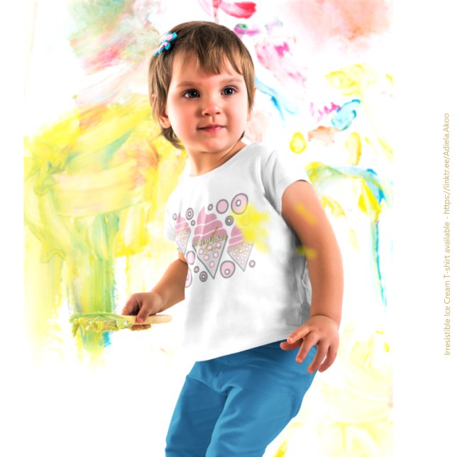 T - Shirt - Unwiderstehliche Eiscreme-Lizenz (Irresistible Ice Cream Liquorice T-shirt by Poet Adiela Akoo. LOVE it? GET it! SHOP NOW 4 fab finds!)