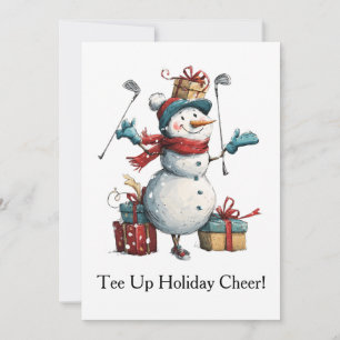 T-Shirt Up Holiday Cheer! Feiertagskarte