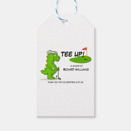 T-Shirt Up Remüde Golf Dinosaurier Player Comic Geschenkanhänger