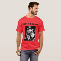 T - Shirt Urban Cowboy Originelle Kunst