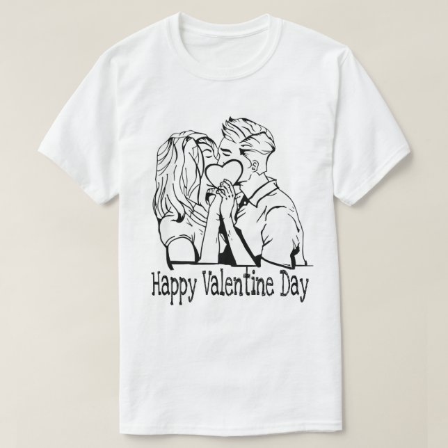 T - Shirt valentiner Tag (Design vorne)