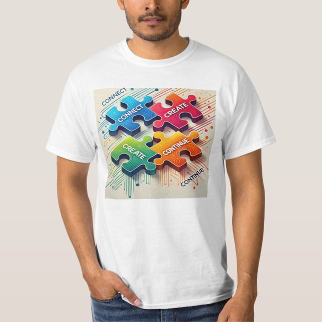 T - Shirt verbinden (Vorderseite)
