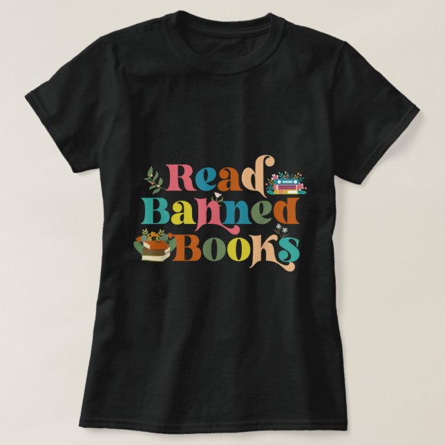 T - Shirt verbotene Bücher lesen (Design vorne)