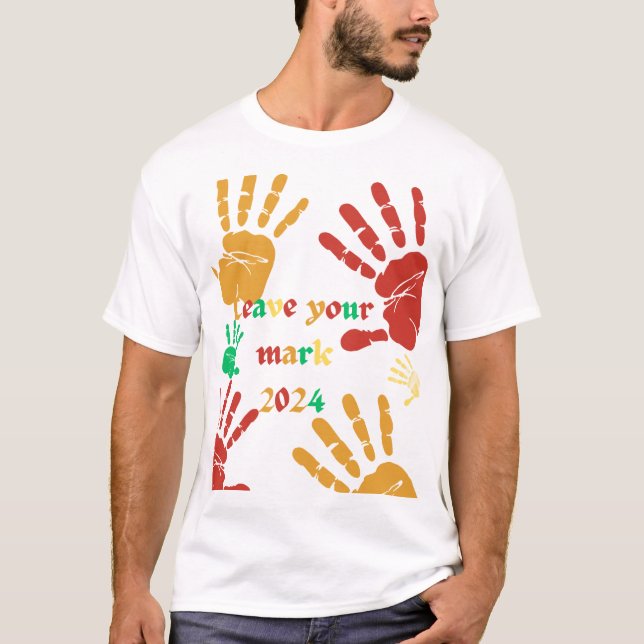 T - Shirt verlasse Ihre Marke (Vorderseite)