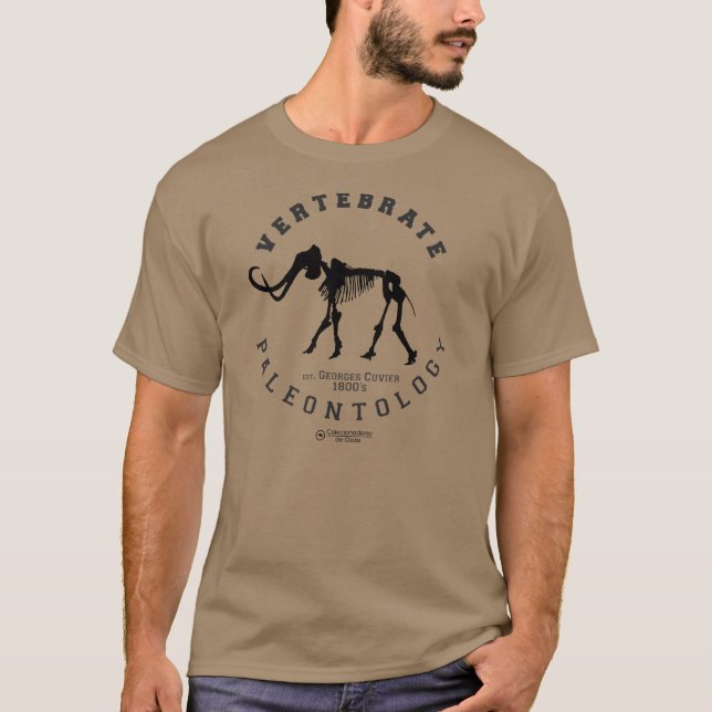 T-shirt „Vertebrate Paleontology " (Vorderseite)