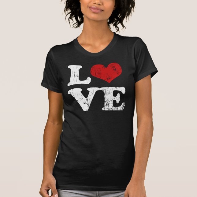 T - Shirt Vintag Liebe (Vorderseite)