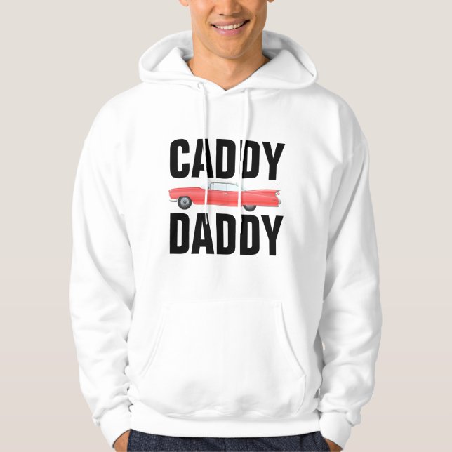 T - Shirt Vintager MÄNNER, CADDY DADDY (Vorderseite)