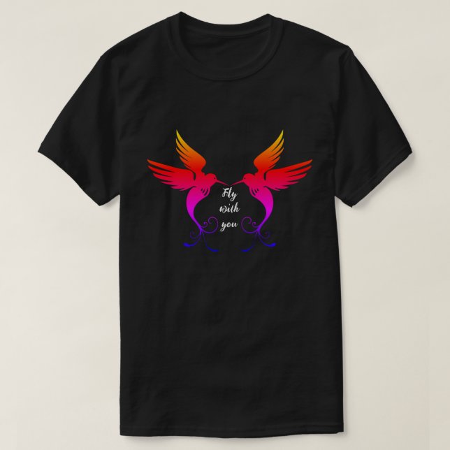 T - Shirt Vögel (Design vorne)