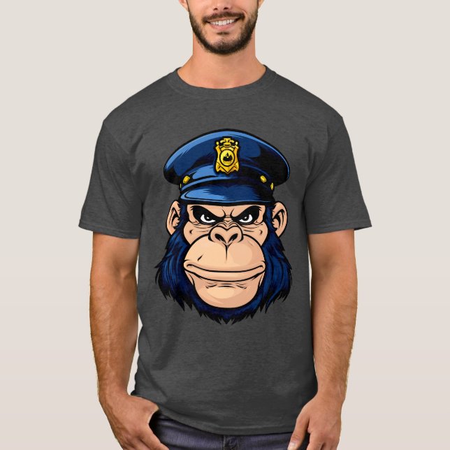 T - Shirt von Affen (Vorderseite)