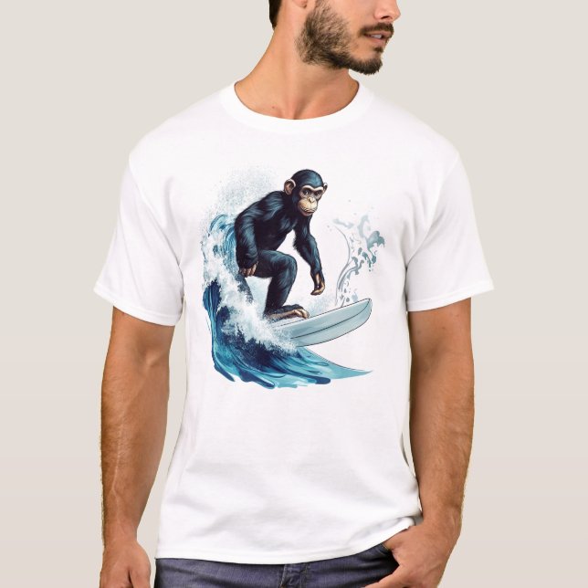 T - Shirt von Affen (Vorderseite)